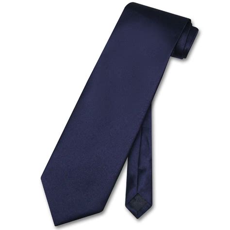 solid navy blue tie.